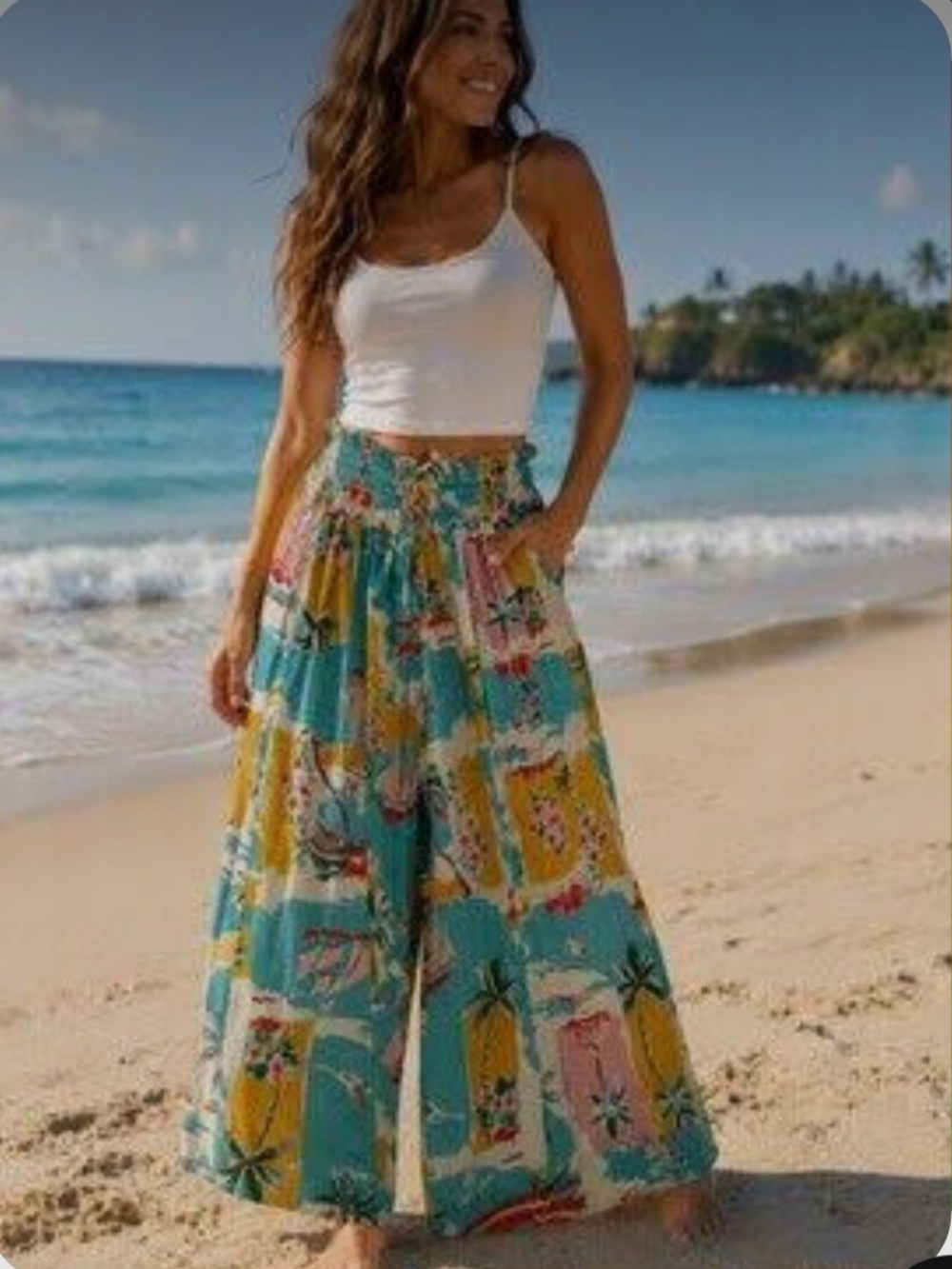 True Destinations Wide Leg Pant